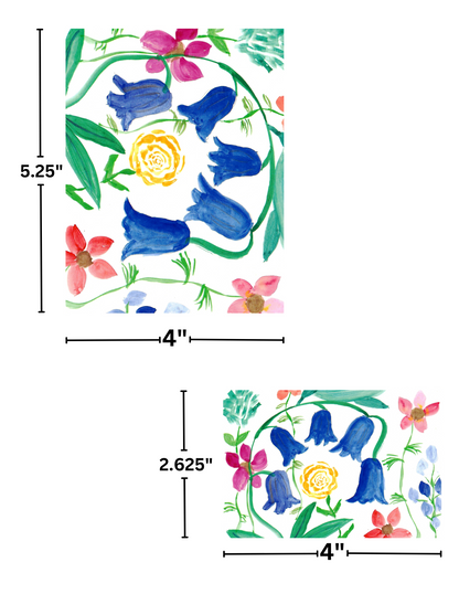 "Floral 1" by Crafting Journey Decorative Diamond Painting Release Papers