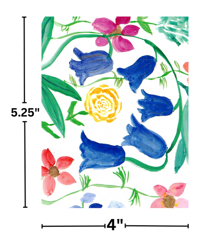 "Floral 1" by Crafting Journey Decorative Diamond Painting Release Papers