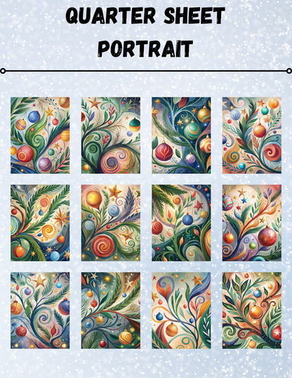 "Whimsical Christmas" Decorative Diamond Painting Release Papers