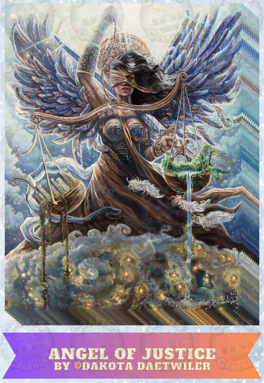 "Angel of Justice" by ©Dakota Daetwiler Decorative Diamond Painting Release Papers