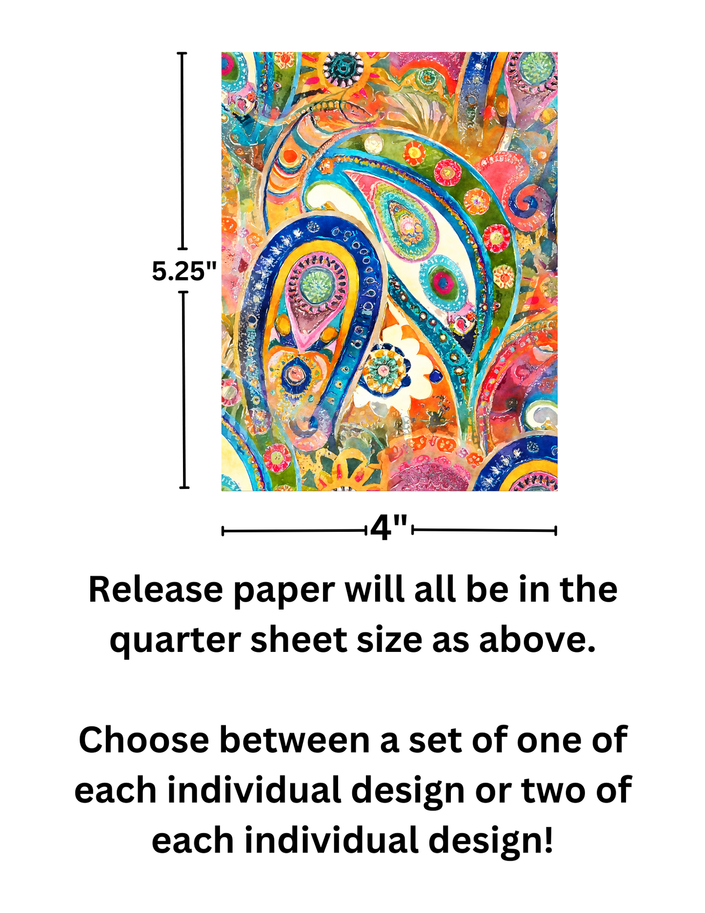 "Boho Patterns" Premium Diamond Painting Release Papers