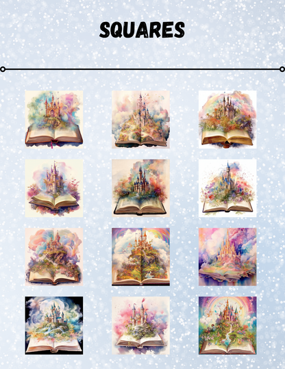 "A Storybook Fairytale" Decorative Diamond Painting Release Paper