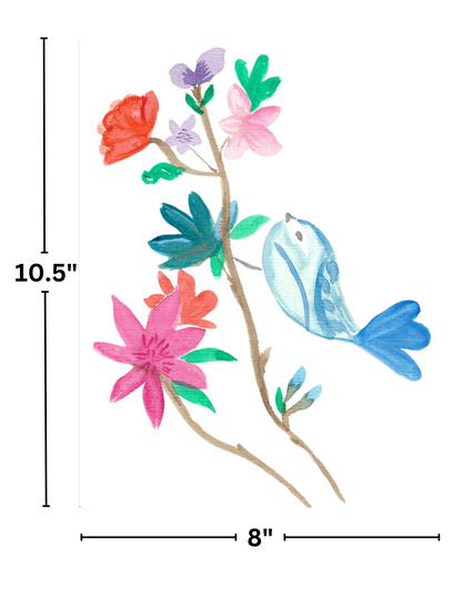 "Blue Bird" by Crafting Journey Decorative Diamond Painting Release Papers