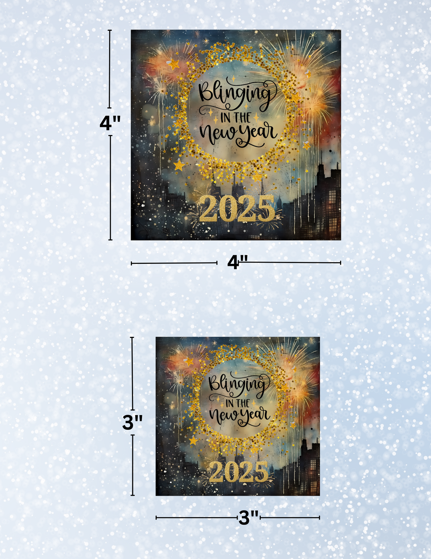 "#BlingingInTheNewYear2025" Decorative Diamond Painting Release Papers