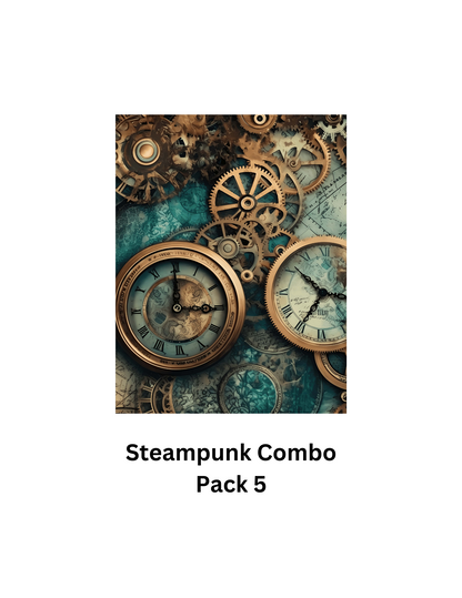 Steampunk Build Your Own Pack Premium Decorative Release Papers