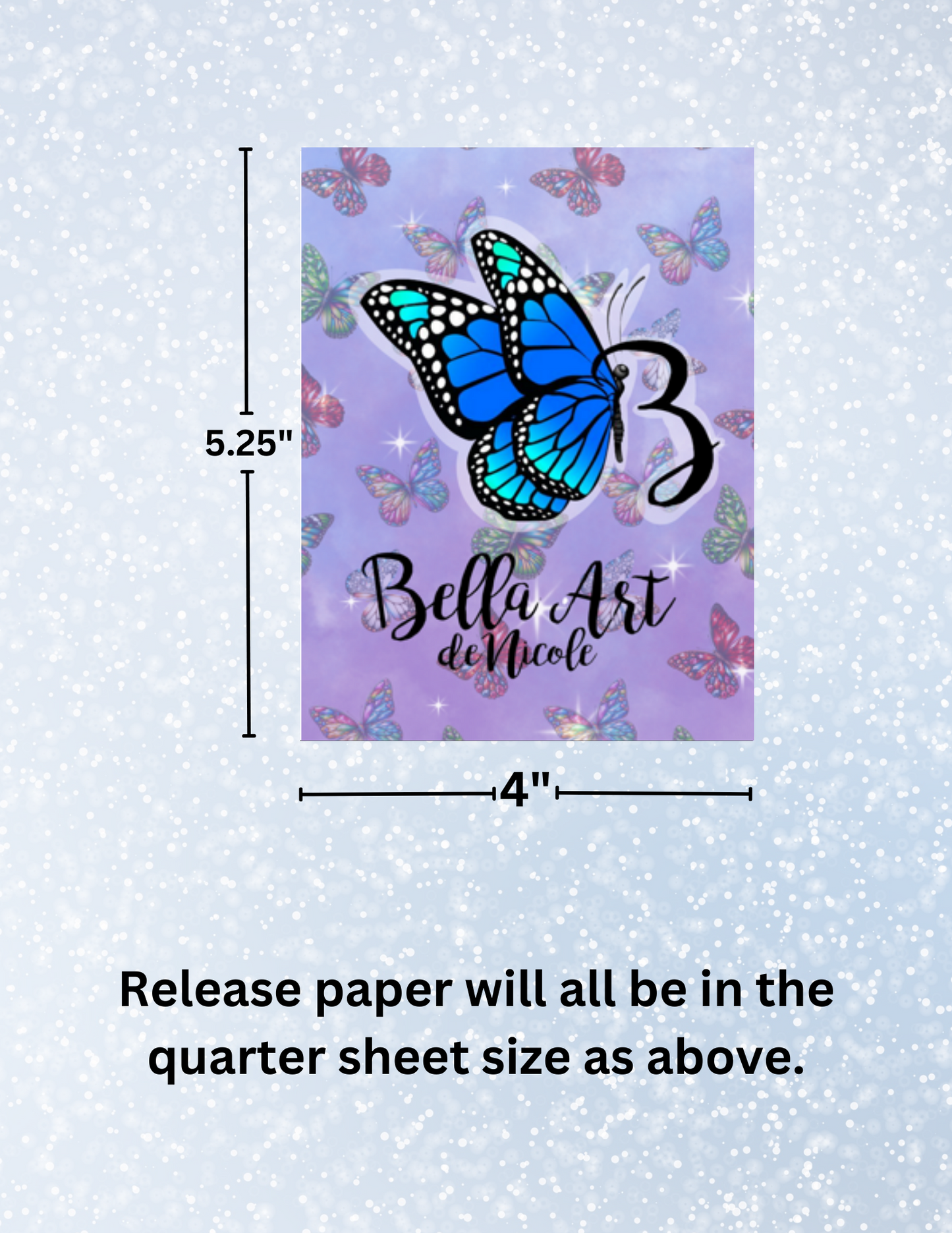 "Bella Art de Nicole 2" Decorative Diamond Painting Release Papers