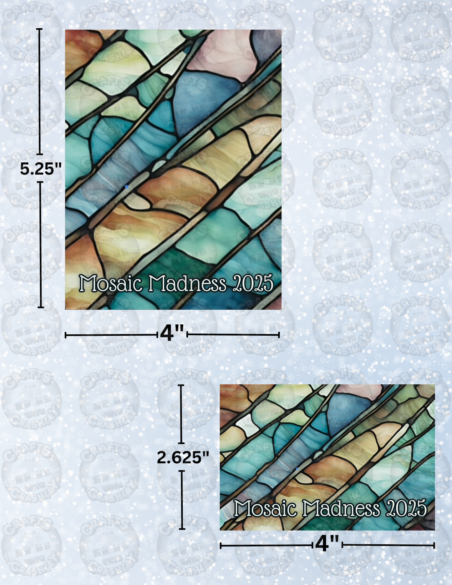 "Mosaic Madness 2025" Decorative Diamond Painting Release Papers