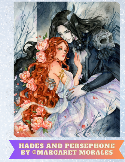 "Hades and Persephone" By ©Margaret Morales Decorative Diamond Painting Release Papers