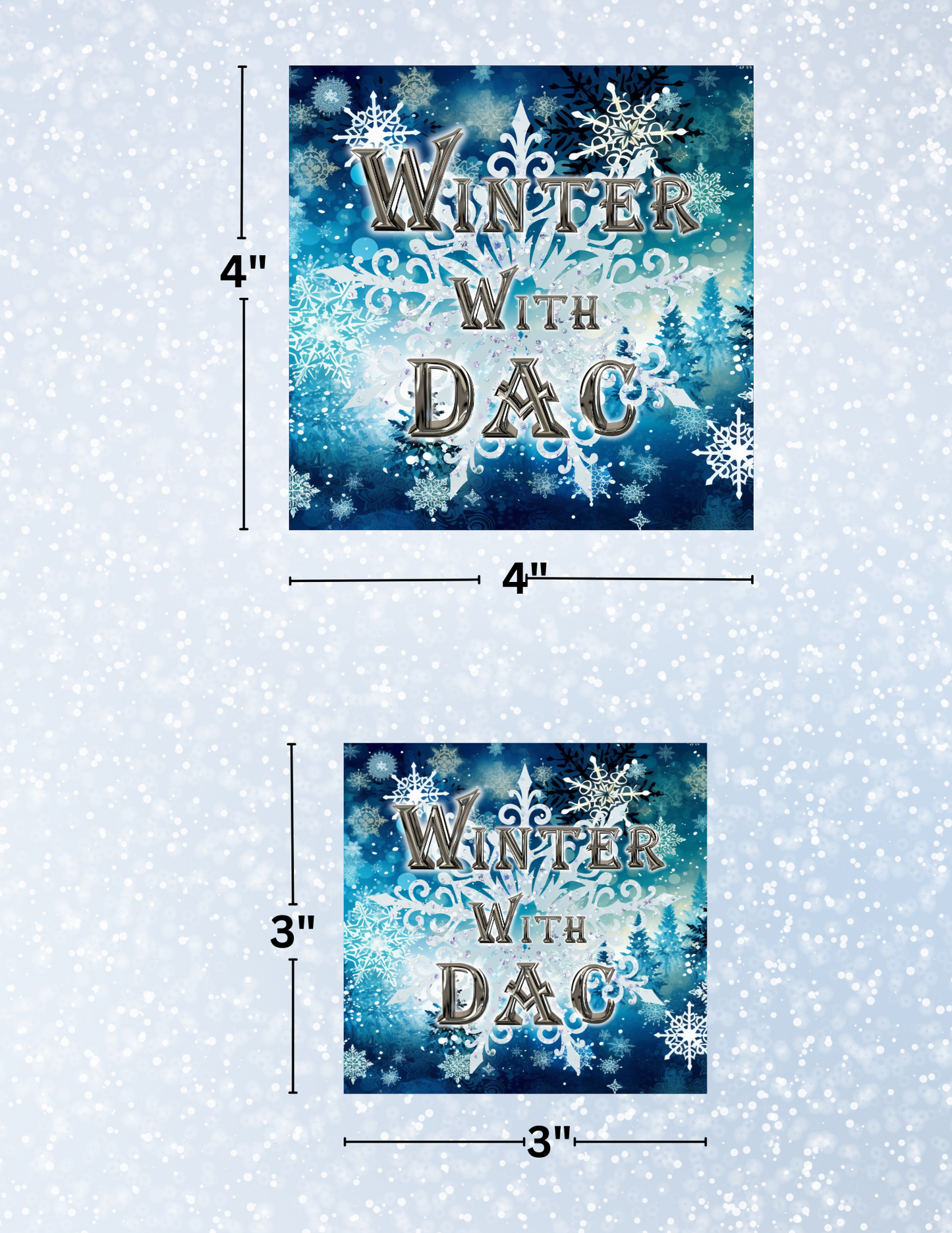 "Winter with DAC" Decorative Diamond Painting Release Papers