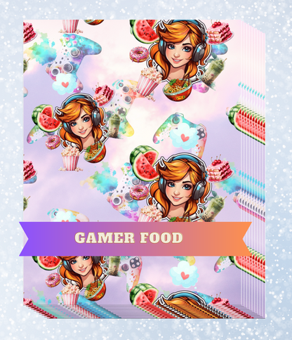 "Gamer Food" Decorative Diamond Painting Release Papers
