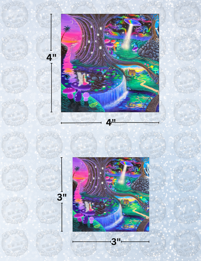 "Inside a Fairy's Dream" by Becca Tindol Decorative Diamond Painting Release Papers