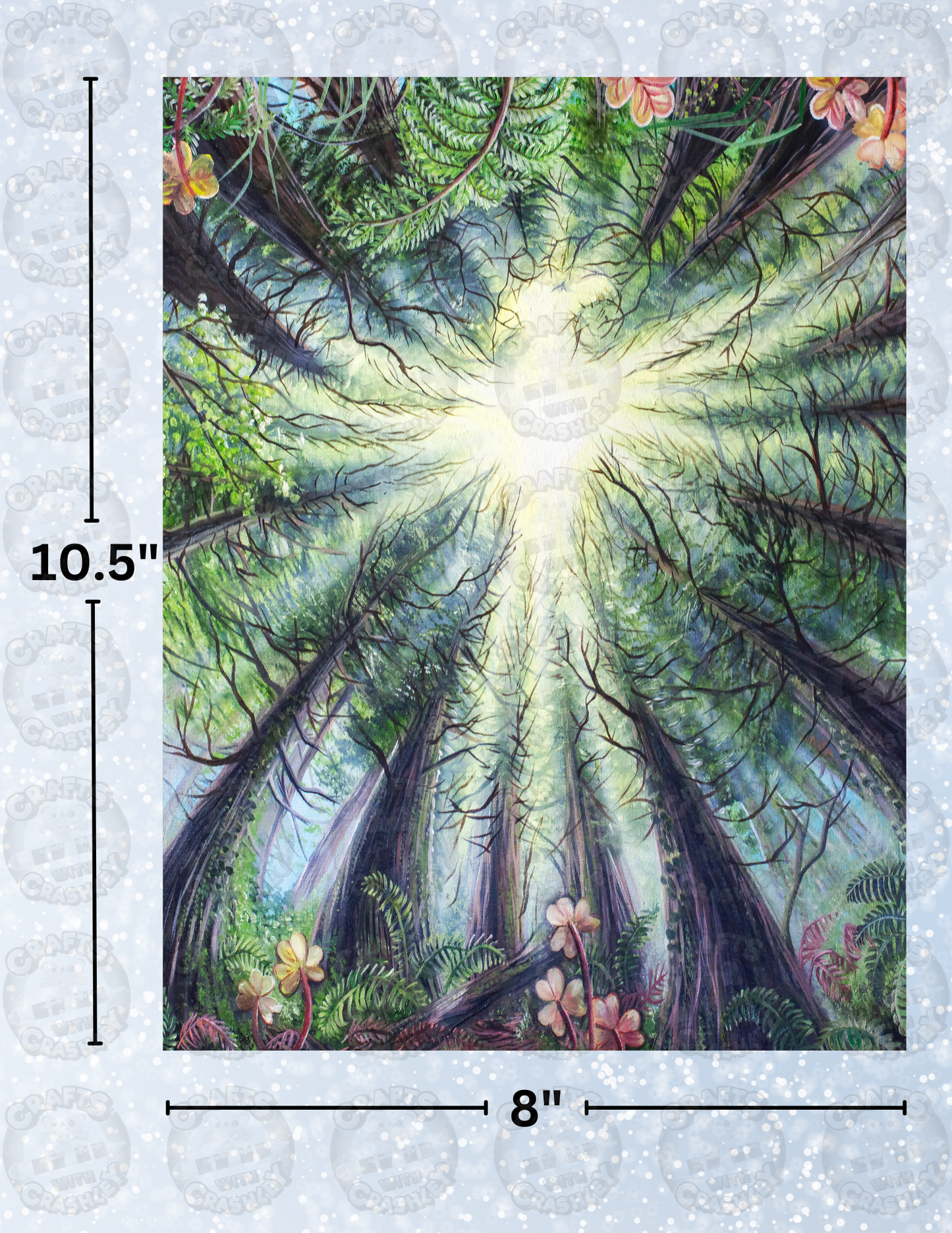 "Phoenix Redwoods" by ©Dakota Daetwiler Decorative Diamond Painting Release Papers