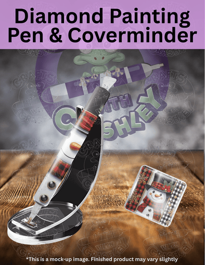 "Plaid Snowman" Premium Accessories for Diamond Painting