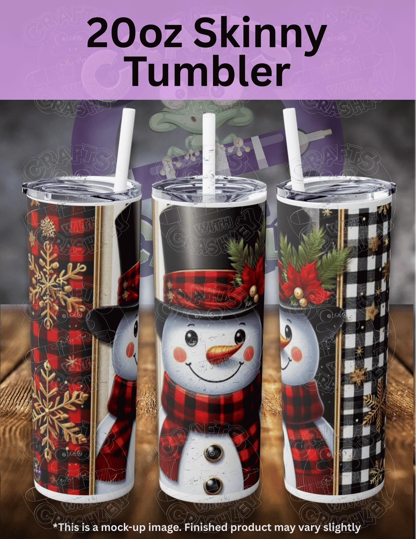 "Plaid Snowman" Premium Accessories for Diamond Painting