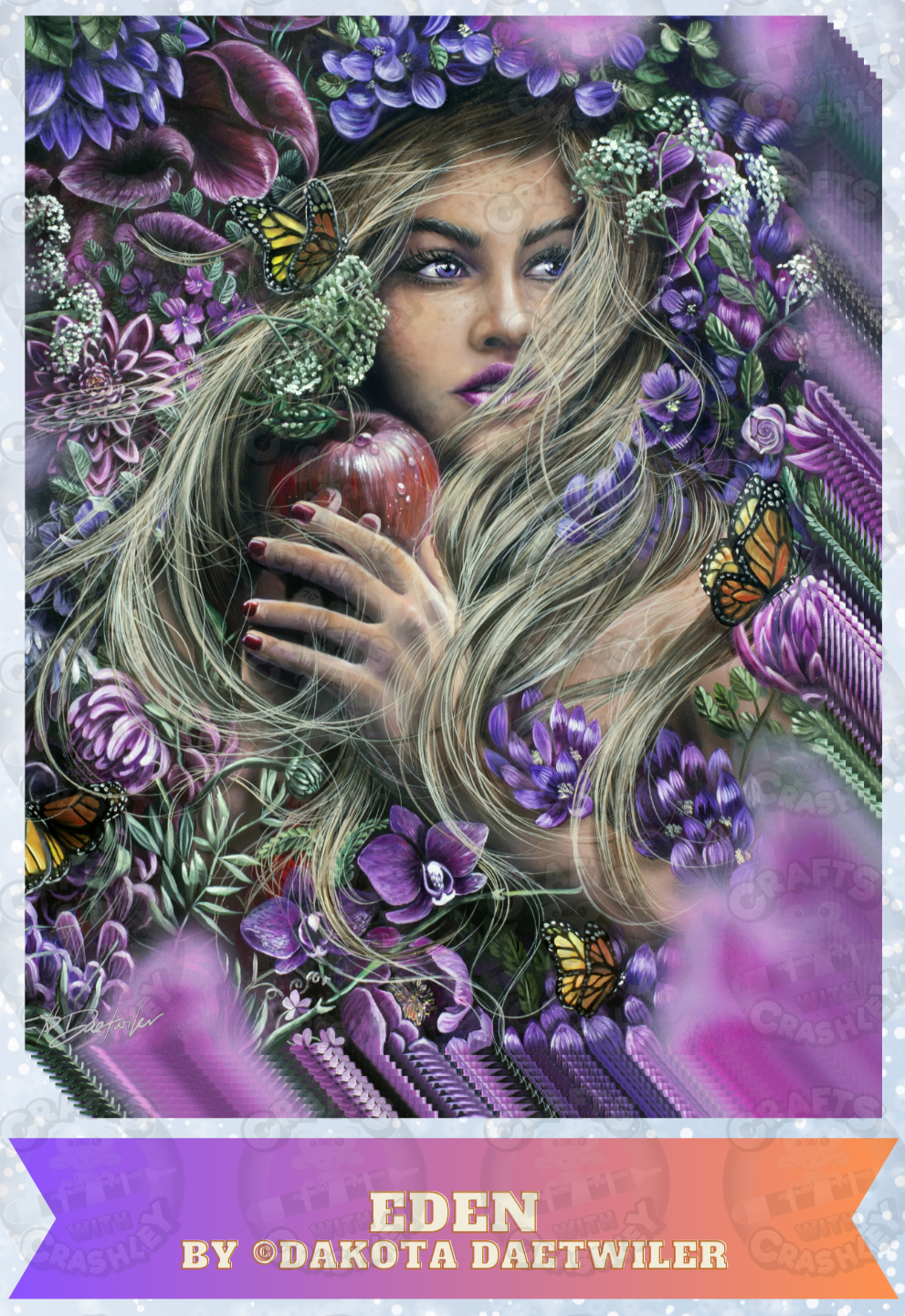 "Eden" by ©Dakota Daetwiler Decorative Diamond Painting Release Papers