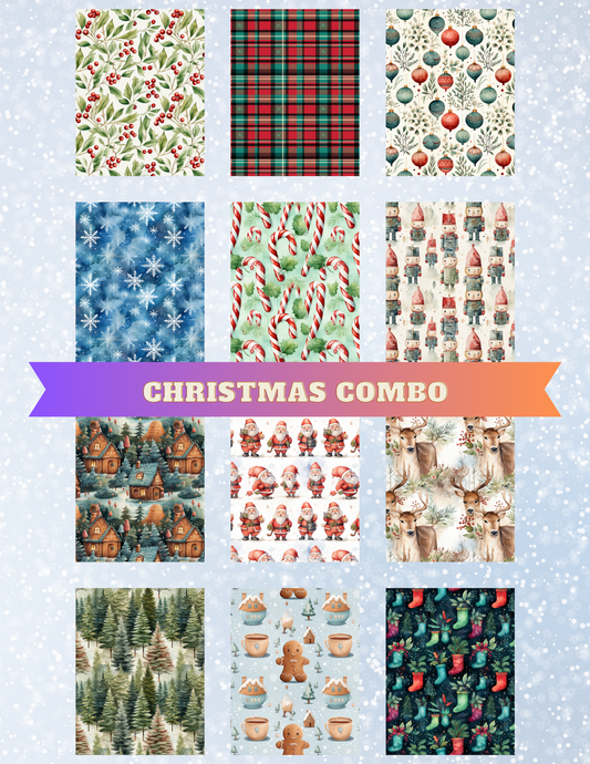 "Christmas Combo" Decorative Diamond Painting Release Papers