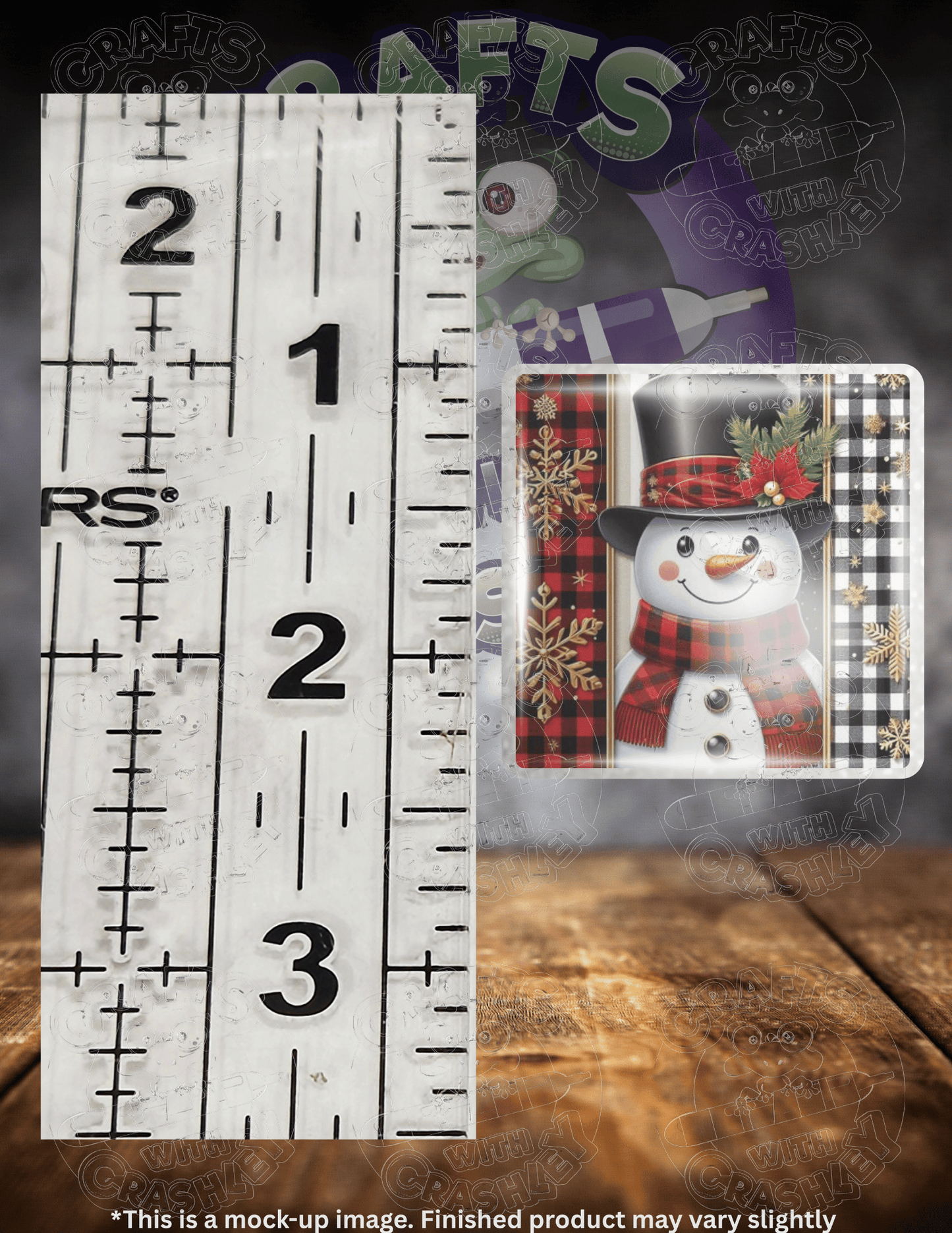 "Plaid Snowman" Premium Accessories for Diamond Painting