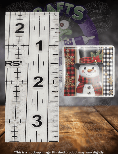 "Plaid Snowman" Premium Accessories for Diamond Painting