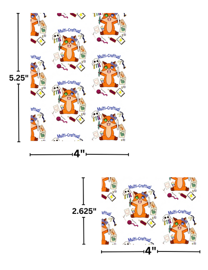 "Multi-Craftual" by Mrs Coffee Decorative Diamond Painting Release Papers