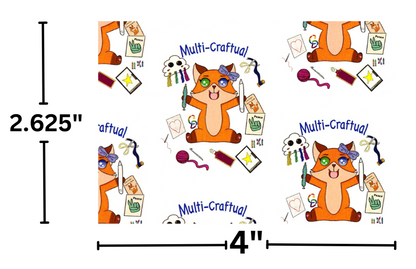 "Multi-Craftual" by Mrs Coffee Decorative Diamond Painting Release Papers