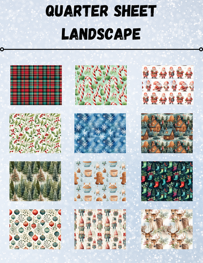 "Christmas Combo" Decorative Diamond Painting Release Papers