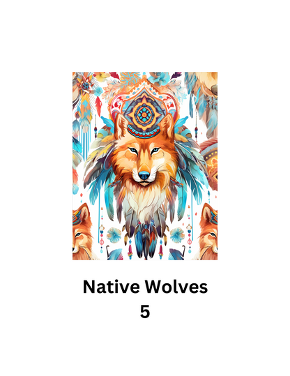 Wolves Build Your Own Pack Premium Decorative Release Papers