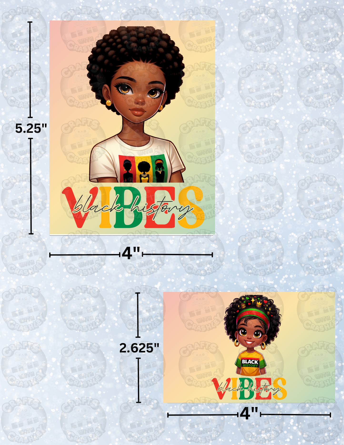 "Black History Vibes" Decorative Diamond Painting Release Paper