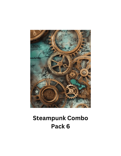 Steampunk Build Your Own Pack Premium Decorative Release Papers
