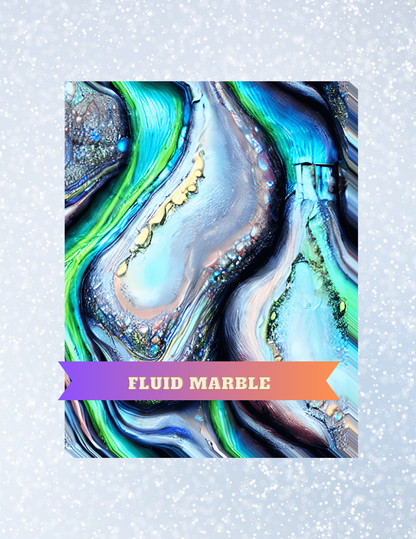 "Fluid Marble" Decorative Diamond Painting Release Papers