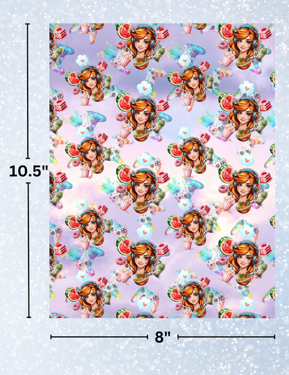 "Gamer Food" Decorative Diamond Painting Release Papers