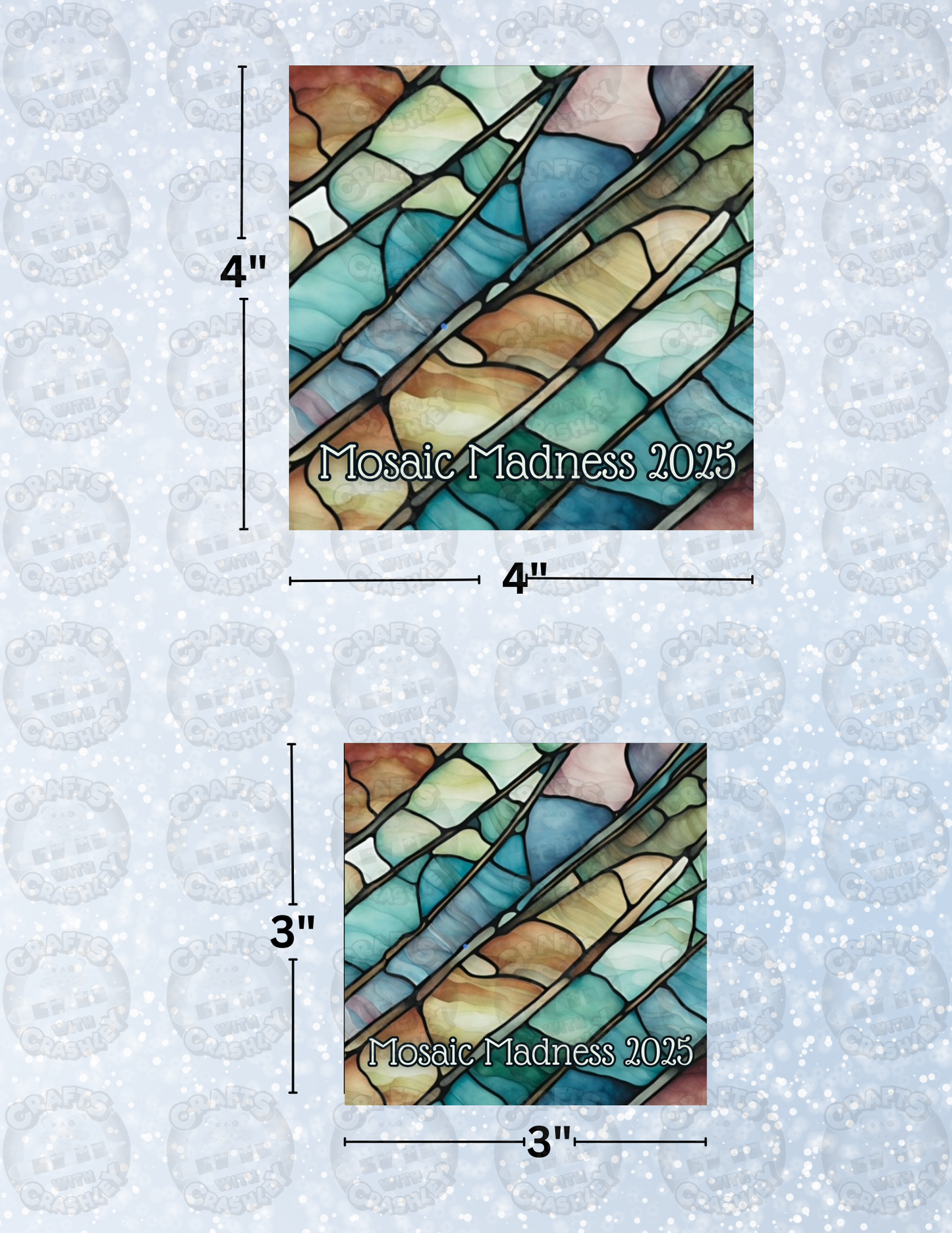 "Mosaic Madness 2025" Decorative Diamond Painting Release Papers