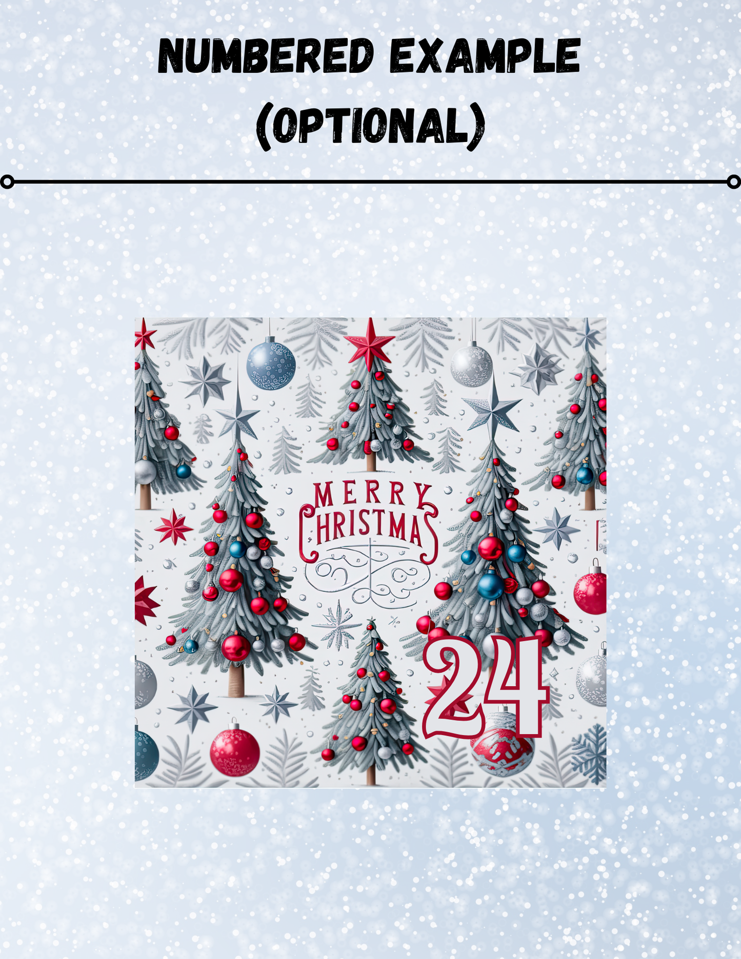 "Merry Christmas" Decorative Diamond Painting Release Papers