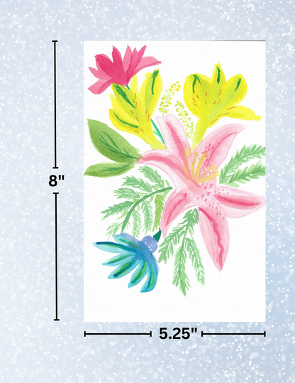 "Summer Flowers" by Crafting Journey Decorative Diamond Painting Release Papers