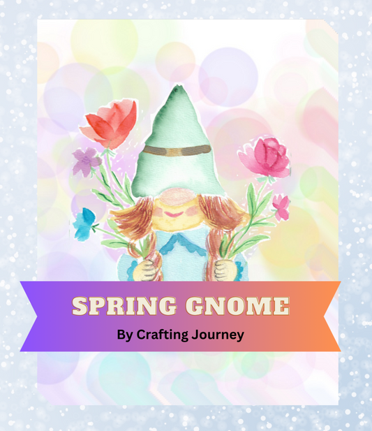 "Spring Gnome" by Crafting Journey Decorative Diamond Painting Release Papers