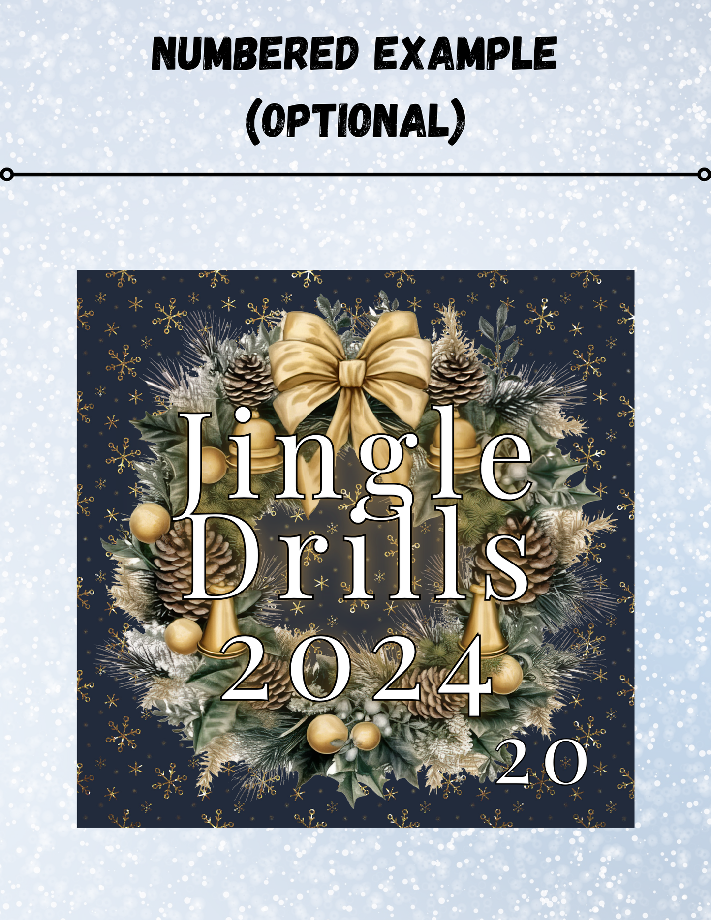 "Jingle Drills 2024" Decorative Diamond Painting Release Papers