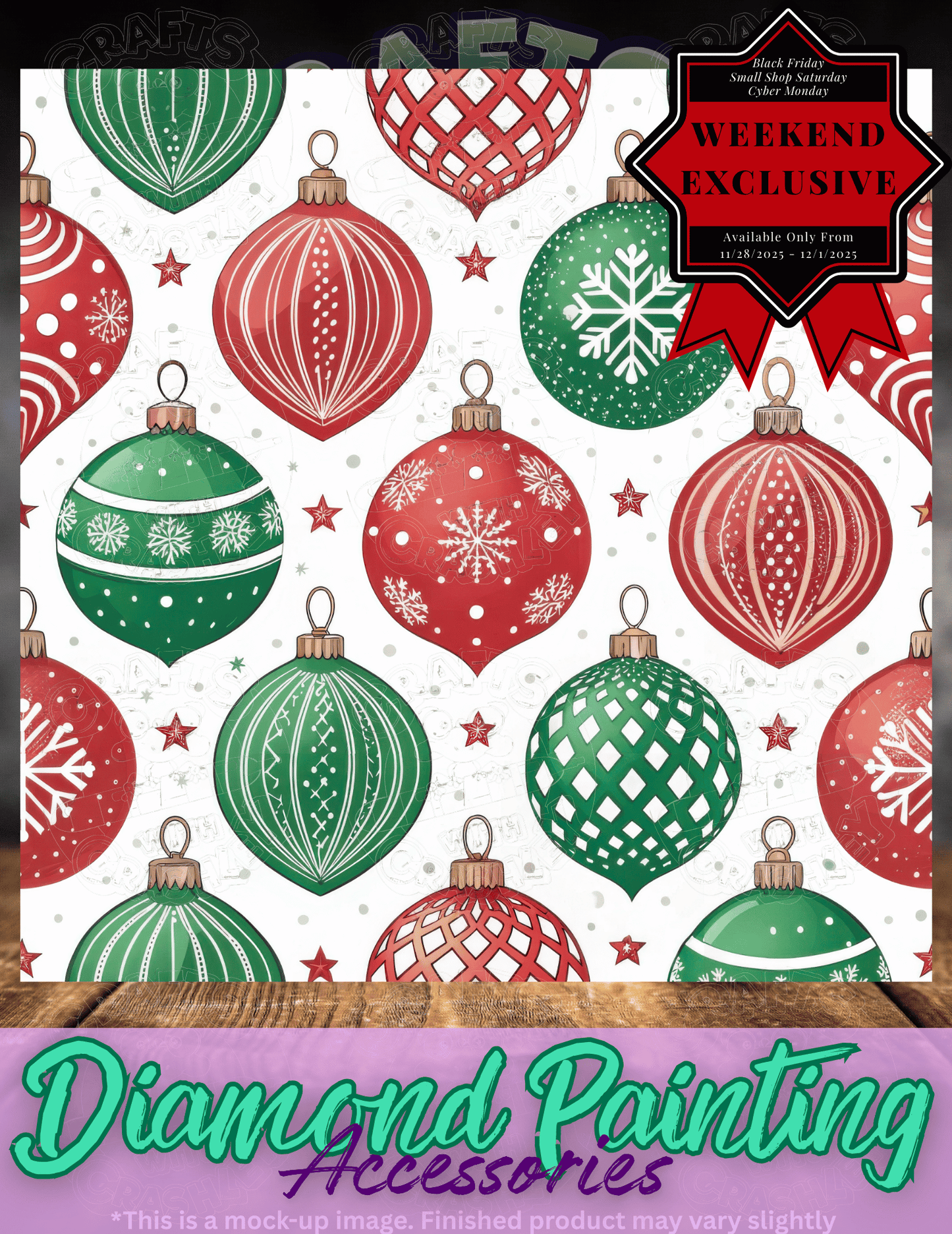 "An Ornamental Holiday" Premium Accessories for Diamond Painting