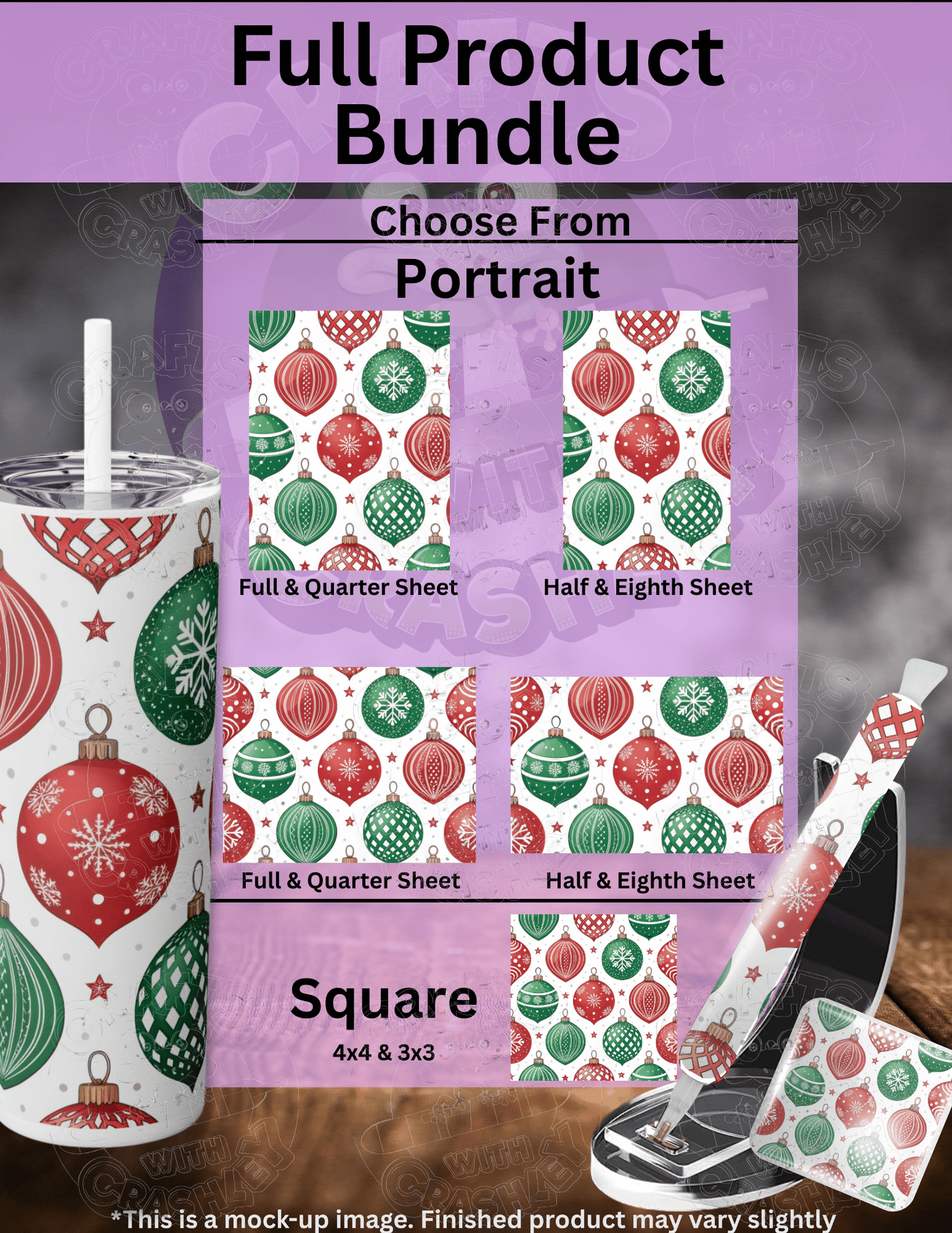 "An Ornamental Holiday" Premium Accessories for Diamond Painting