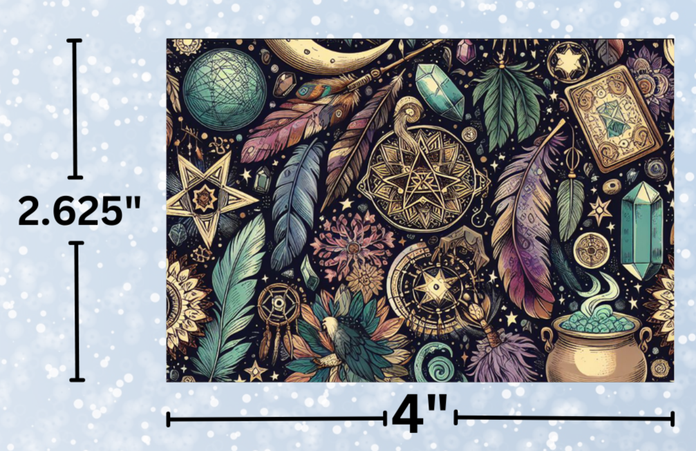 "Witchy Boho" Decorative Diamond Painting Release Papers