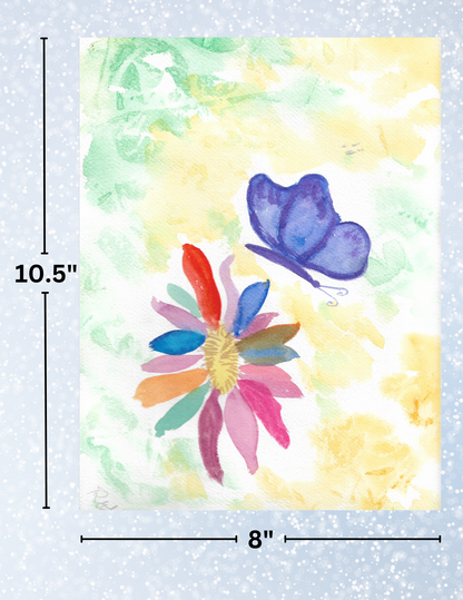"Curious Butterfly" By Crafting and Crime Daily Decorative Diamond Painting Release Papers
