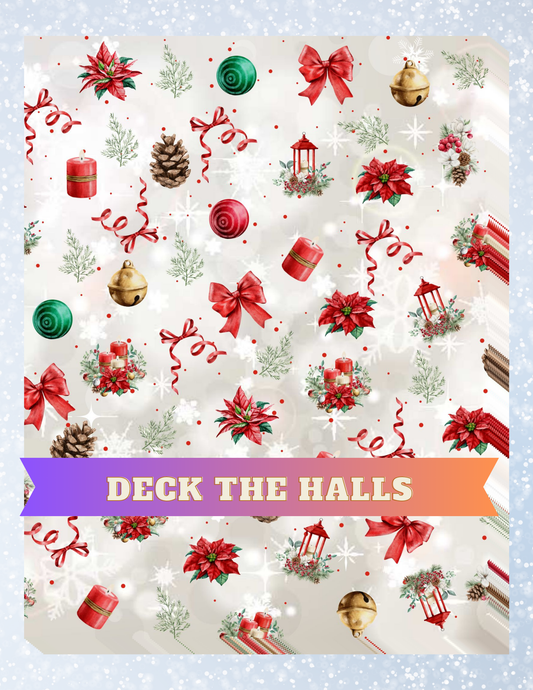 "Deck the Halls" Decorative Diamond Painting Release Papers