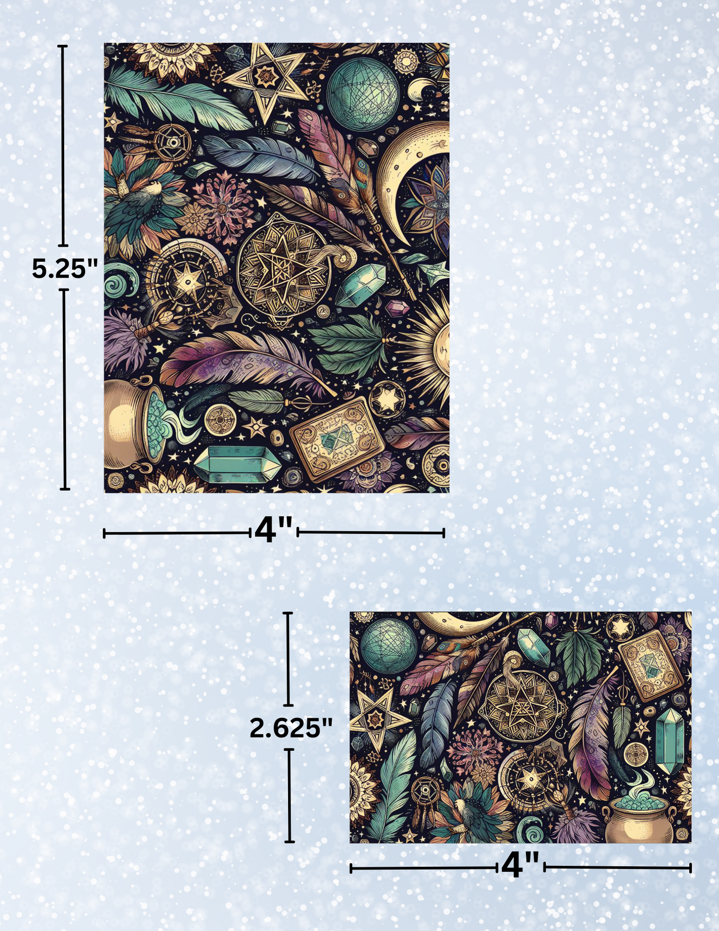 "Witchy Boho" Decorative Diamond Painting Release Papers