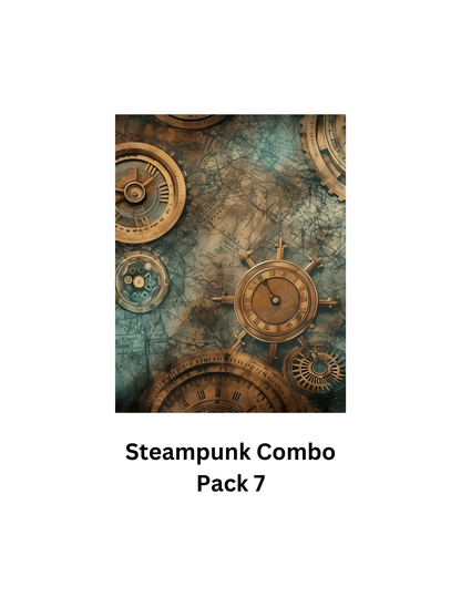 Steampunk Build Your Own Pack Premium Decorative Release Papers