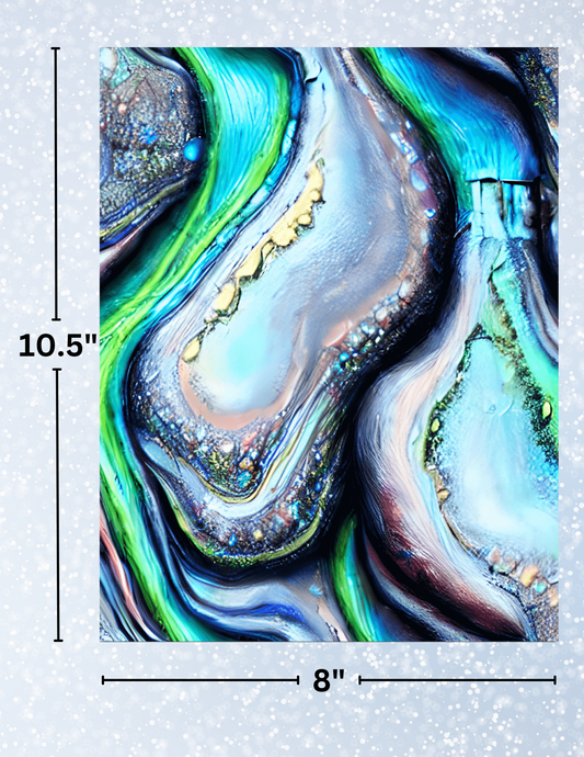 "Fluid Marble" Decorative Diamond Painting Release Papers