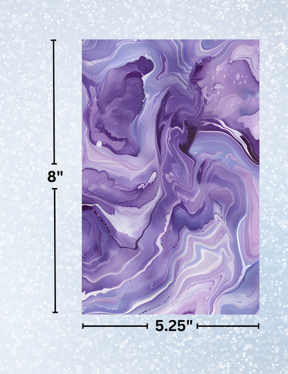 "Purple Marble" Decorative Diamond Painting Release Papers