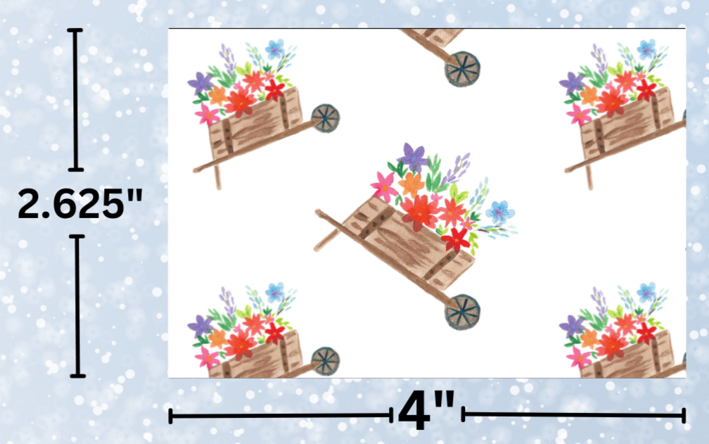 "Flower Wagon" by Crafting Journey Decorative Diamond Painting Release Papers