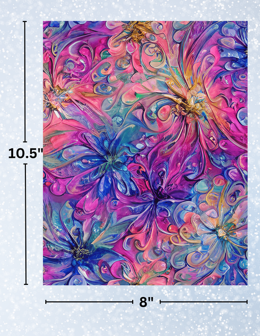 "Peacock Splash" Decorative Diamond Painting Release Papers
