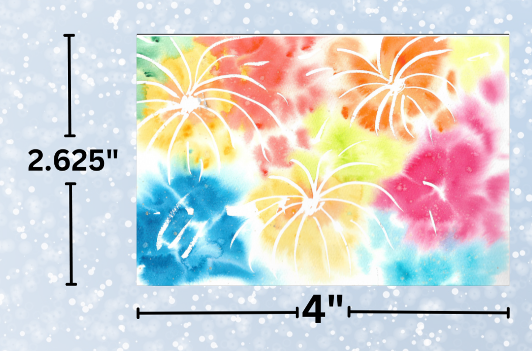 "Fireworks" by Crafting Journey Decorative Diamond Painting Release Papers