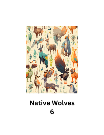 Wolves Build Your Own Pack Premium Decorative Release Papers
