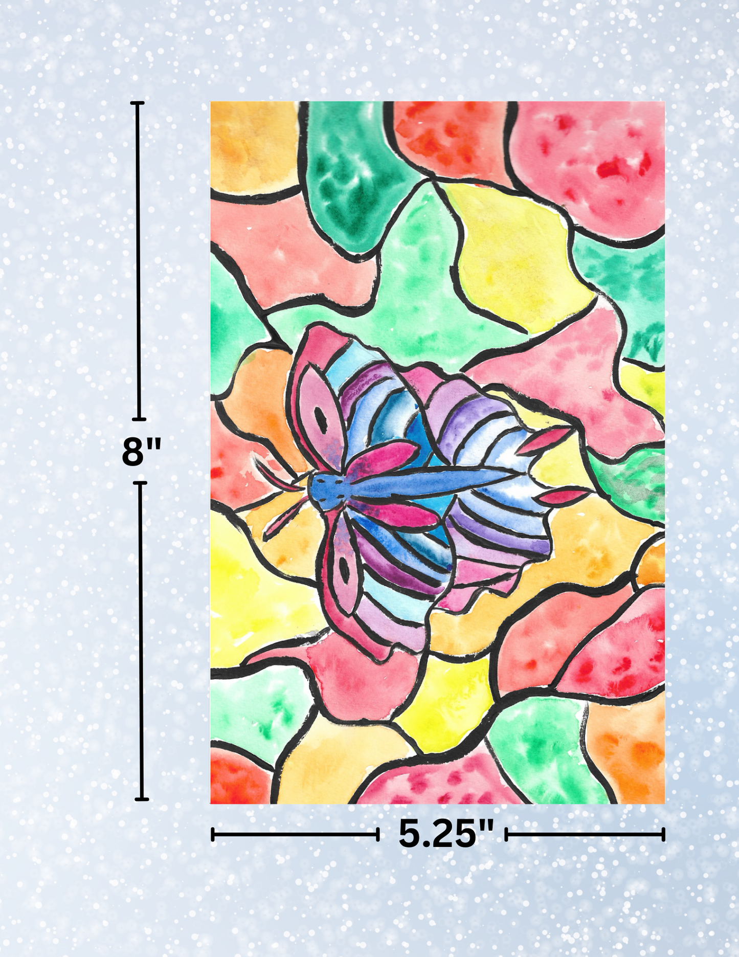 "Butterfly Stained Glass" By Crafting Journey Decorative Diamond Painting Release Papers