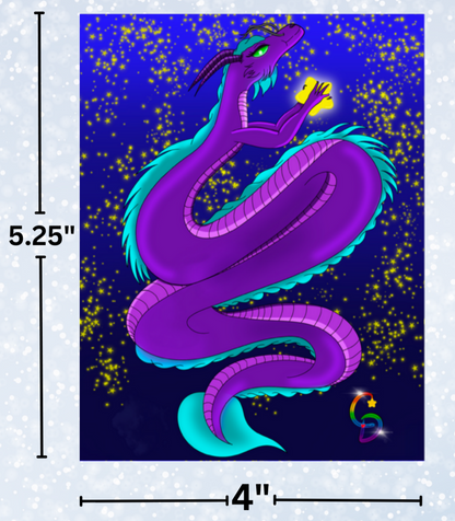 "Wishing Dragon" by Mrs Coffee Decorative Diamond Painting Release Papers